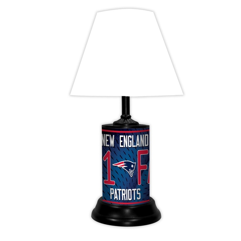 New England Patriots Lamp-Wt - New England Patriots