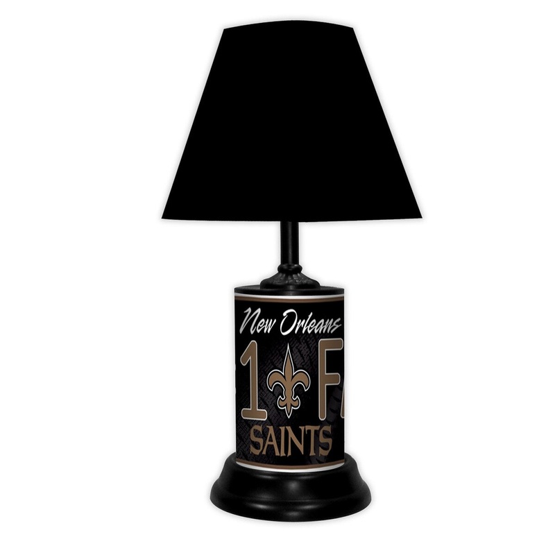 New Orleans Saints Lamp-Bk - New Orleans Saints