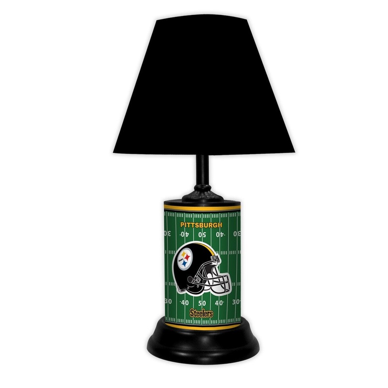 Pittsburgh Steelers Field Lamp-Bk - Pittsburgh Steelers