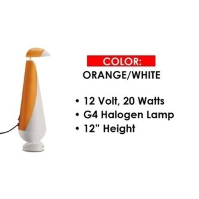 Desk Lamp by Italuce | Decorative Table Light Modern Retro Lighting Orange