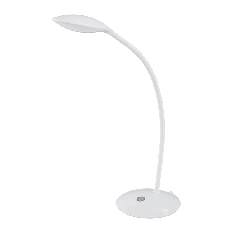 Eglo Calpo 1 LED Desk Lamp with White Finish
