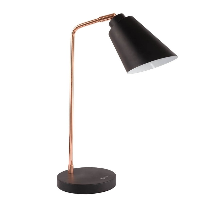Ottlite Pearson Desk Lamp, Black Copper, 40W