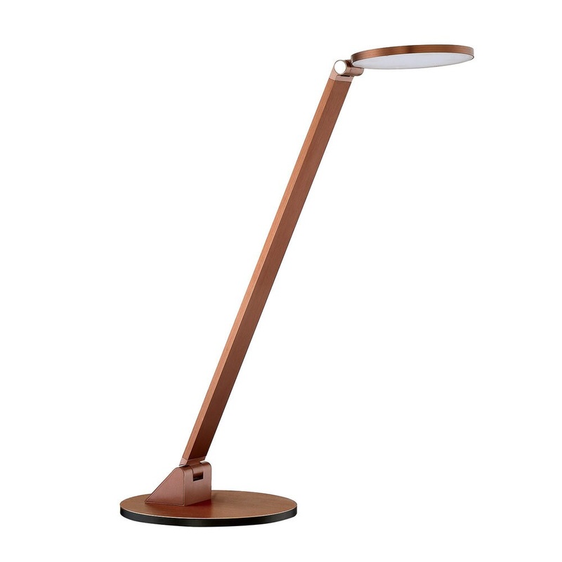 Roundo Series Russet Bronze LED Desk Lamp