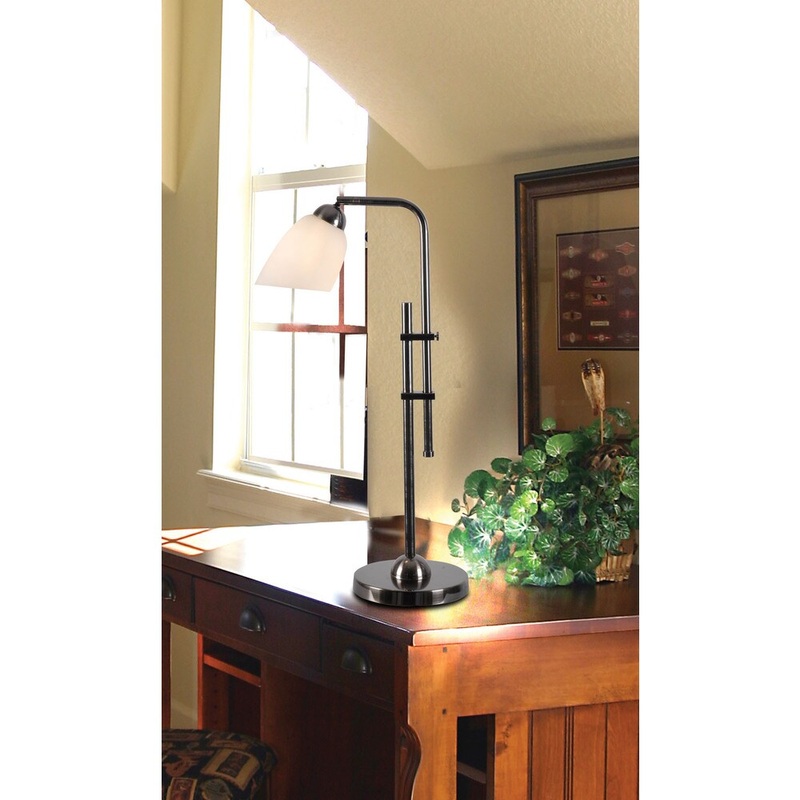 Spaner Desk Lamp Dark Aged Burnished