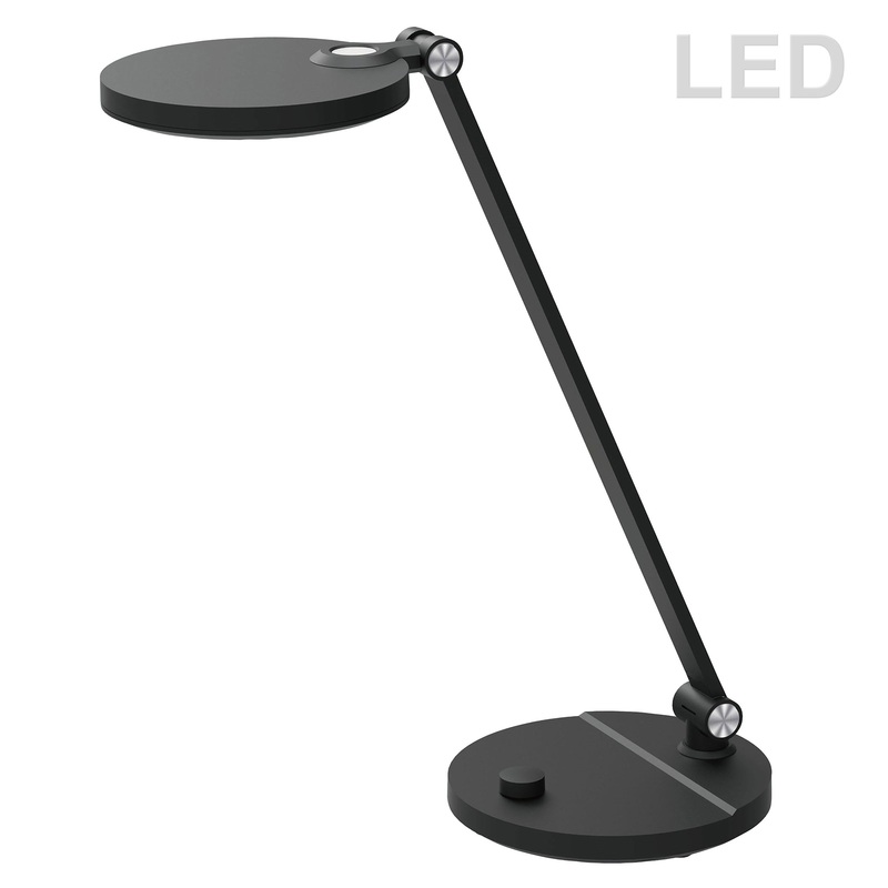 Dainolite Prescott Table Lamp - 8W - Matte Black Finish