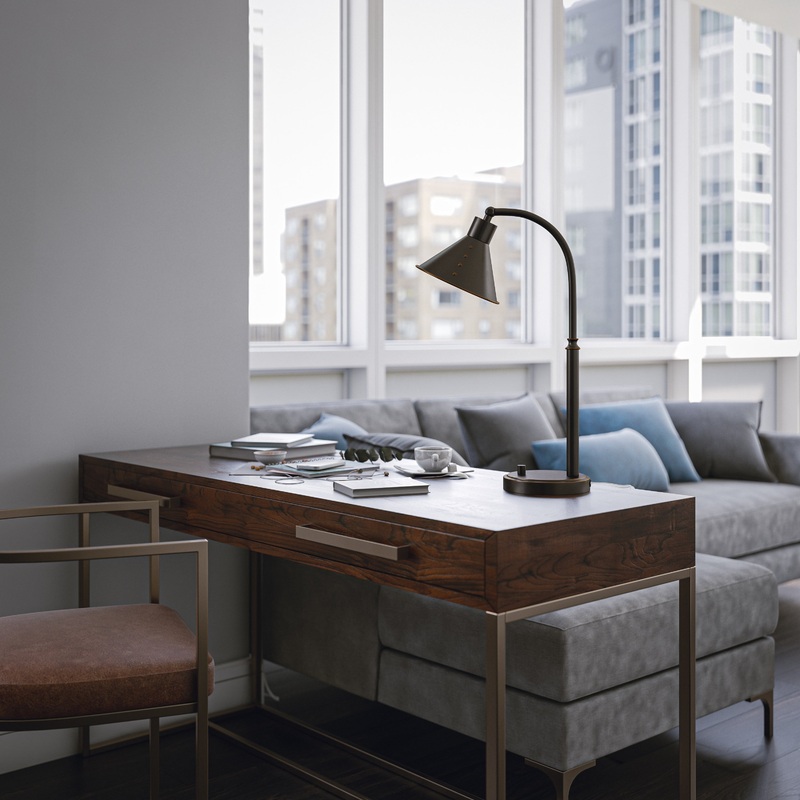 Harper Oil Rubbed Bronze Finish Desk Lamp