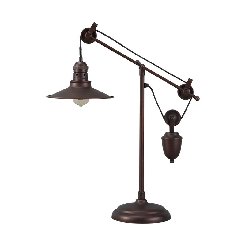 Kylen Bronze Finish 30 Inch Metal Desk Lamp