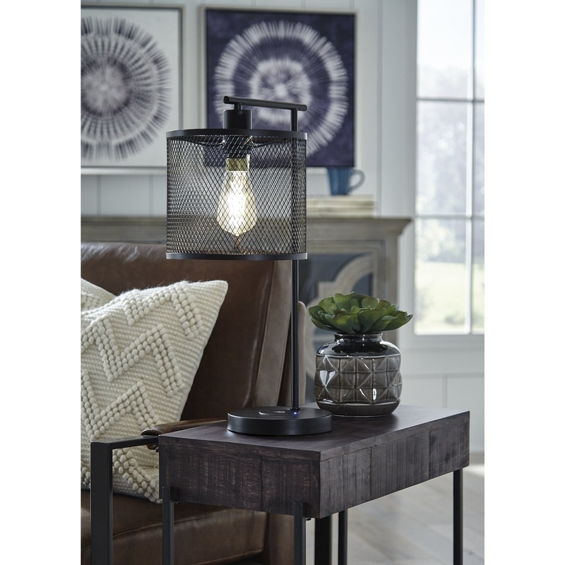 Nolden Modern Bronze Metal Desk Lamp - 13"W x 9"D x 22"H