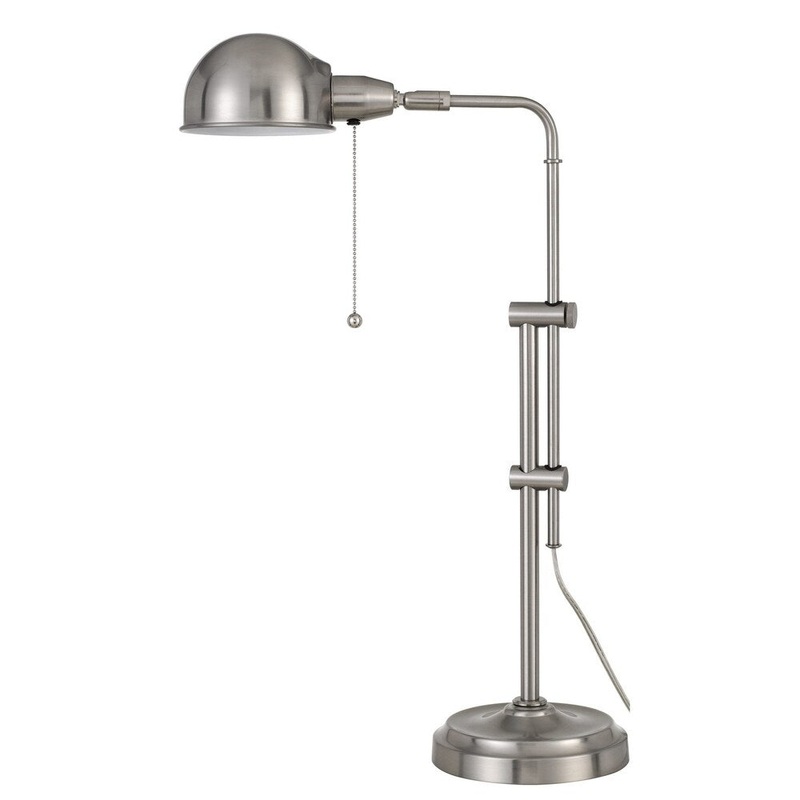 Croby Pharmacy Desk Lamp in Brushed Steel - N/A