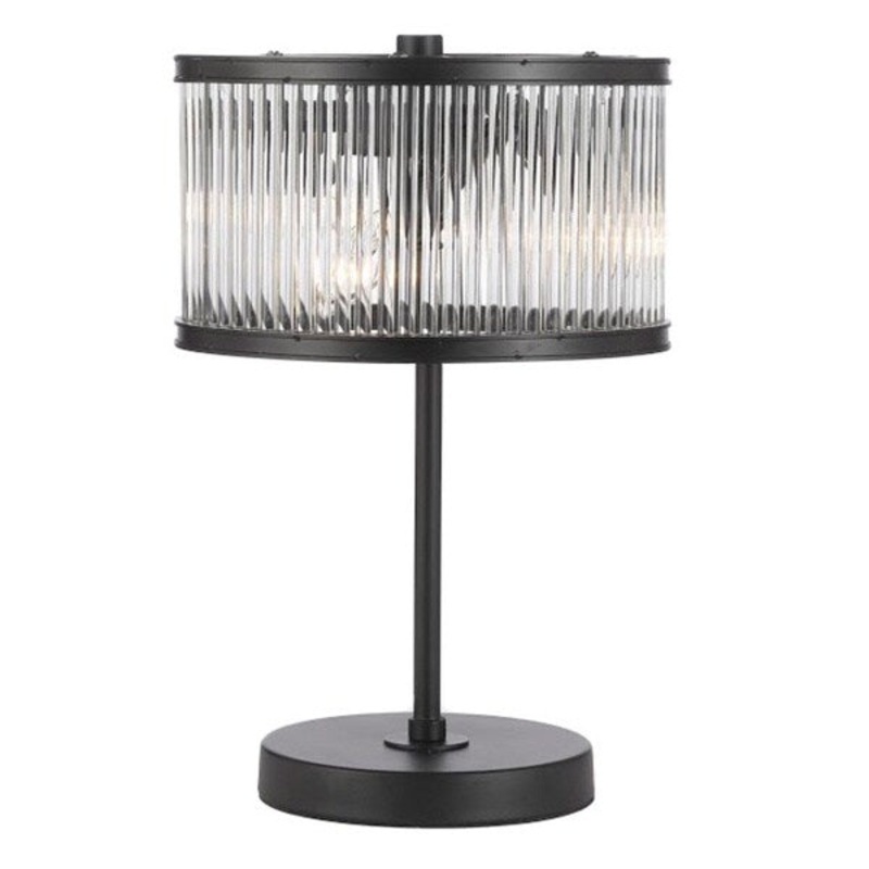 Crystal Rod Iron Essex Contemporary Modern Desk Lamp