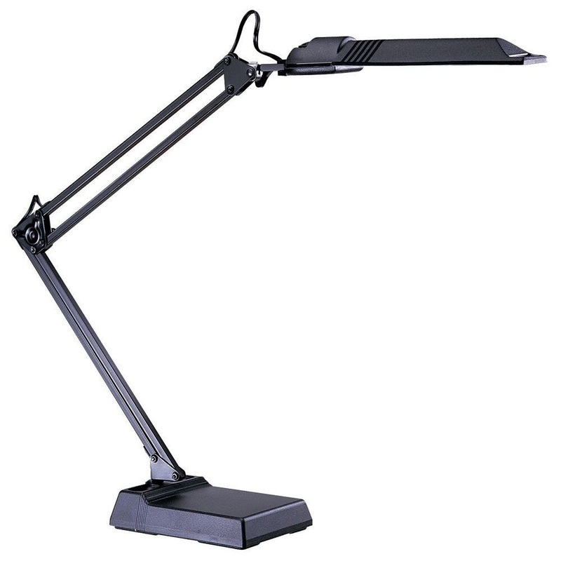 Dainolite 36-inch Fluorescent Spring Balanced Arm Desk Lamp