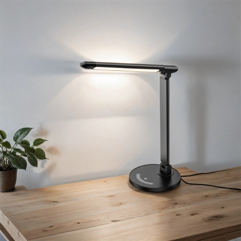 Led Desk Lamp, 5 Color Modes and 7 Brightness Levels