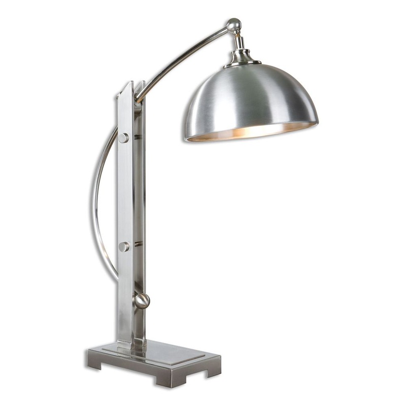 Malcolm Brushed Nickel Desk Lamp