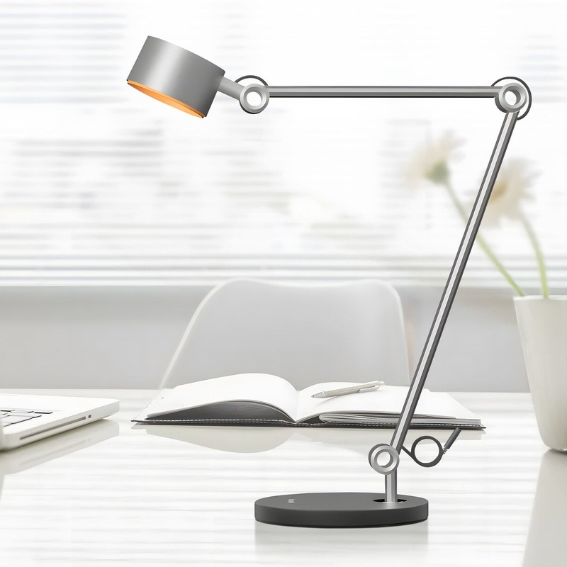 Natural Light Adjustable Dimmable Touch LED Full Metal Efficient Desk Lamp
