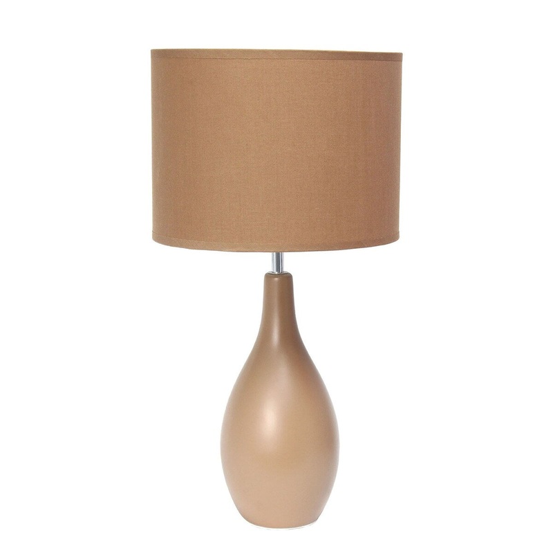 Creekwood Essentix 18.11" Traditional Standard Dewdrop Desk Lamp - Light Brown - 10.04x10.04x15.94
