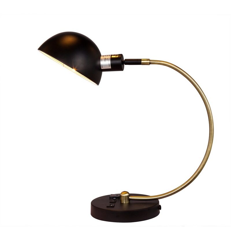 Fangio Lighting's 1559 19 in. Metal Tech Task Lamp in Matte Black