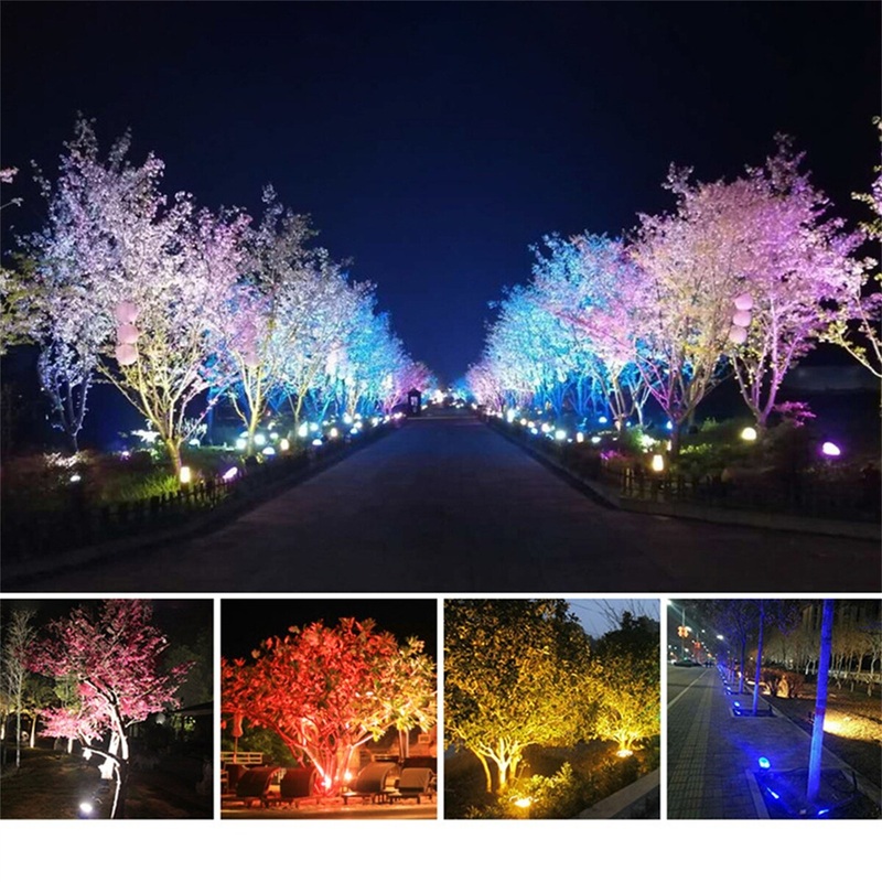 LED Lamp 10W RGB 110V, RC and Memory Function, 16 Colors and 4 Modes