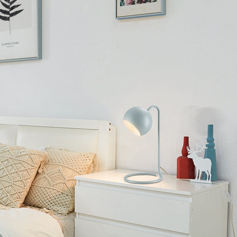 Novogratz x Globe Richmond 15" Matte Teal Desk Lamp with In-Line On/Off Rocker Switch - one size