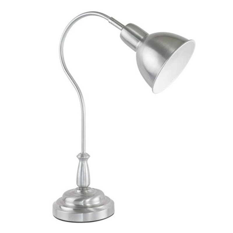 Ottlite Dawson Desk Lamp, Zinc, 40W