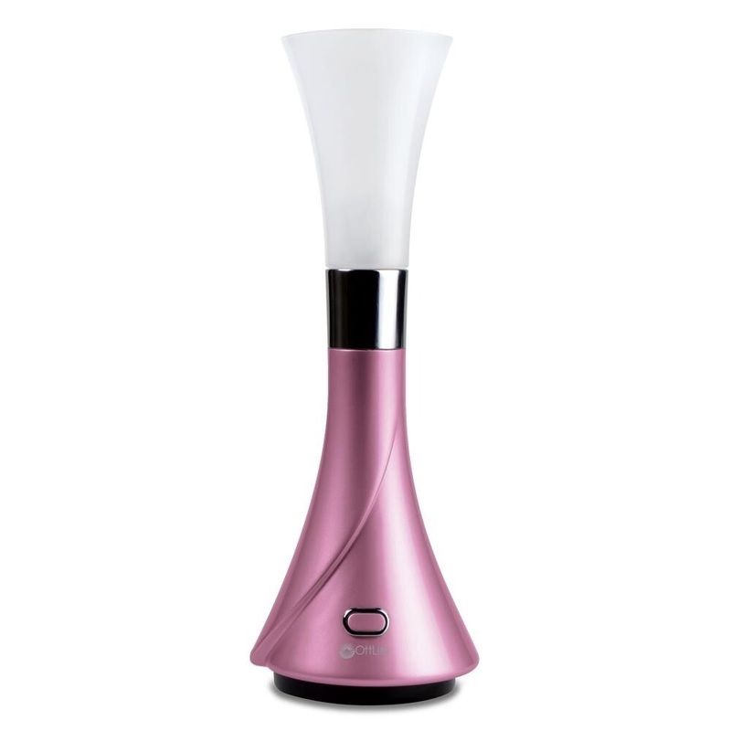 OttLite Tulip Desk Lamp, Pink