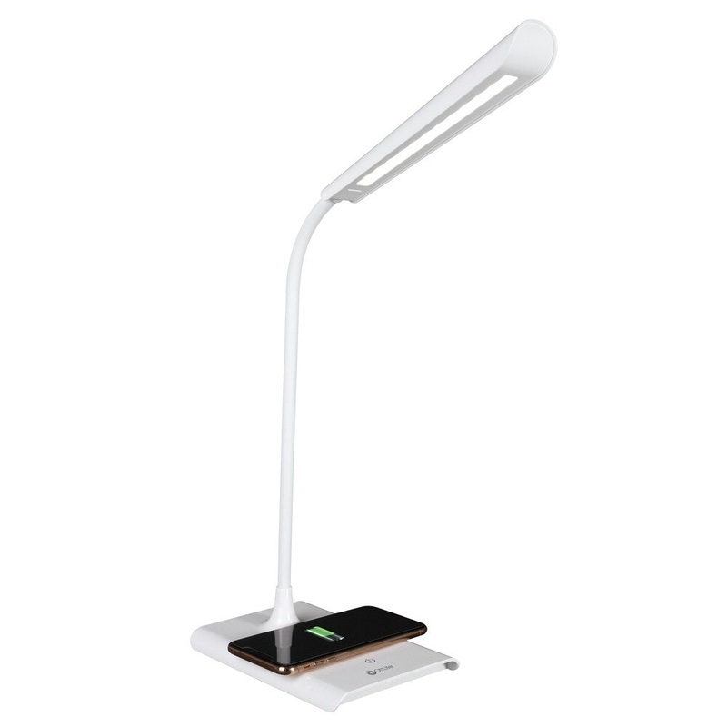 OttLite Wellness Series Power Up LED Desk Lamp with Wireless Charging