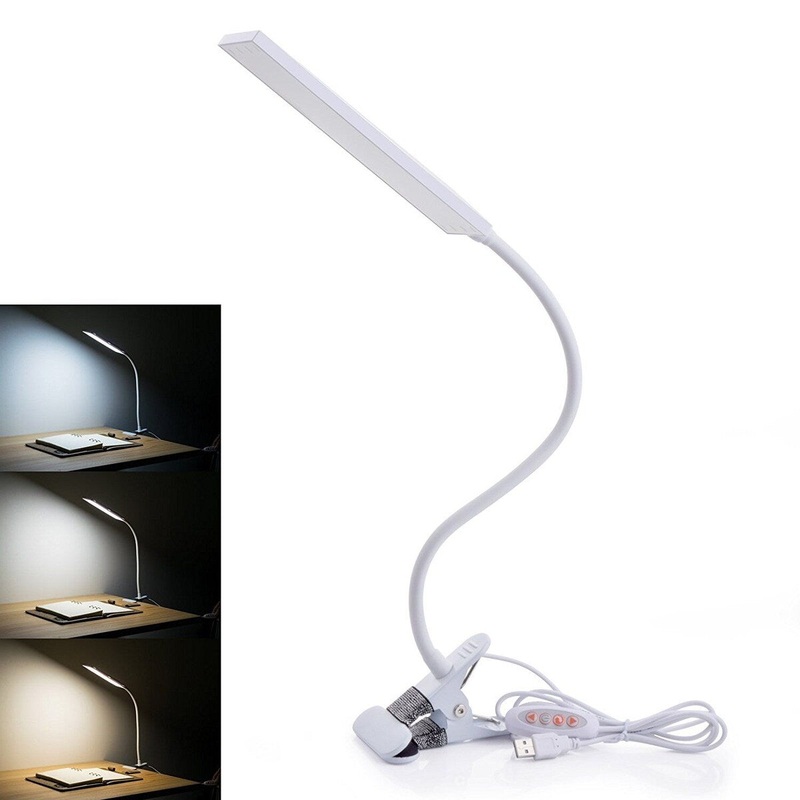Dimmable 5W Clip-On LED Desk Lamp