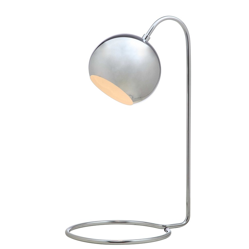 SAFAVIEH Lighting Macaria 22-inch Mid-Century Chrome Task LED Table Lamp - 14"x11"x22" - 14Wx11Dx22H