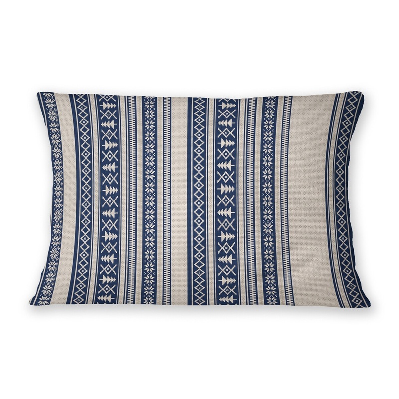 ASPEN TREE NAVY Linen Throw Pillow By Jenny Lund