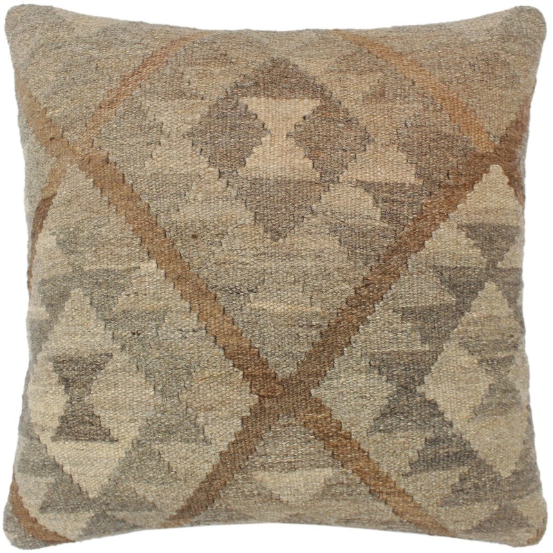 Bohemian Turkish McCoy Hand Woven Kilim Pillow