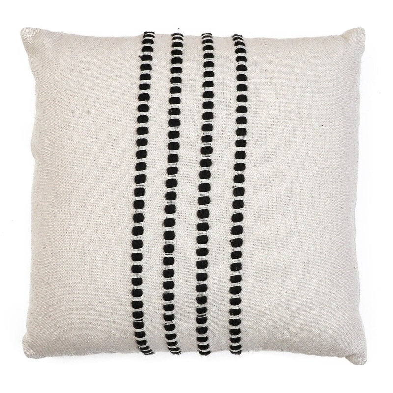 20x20 Wanda Yarn Stitch Woven Cotton Pillow