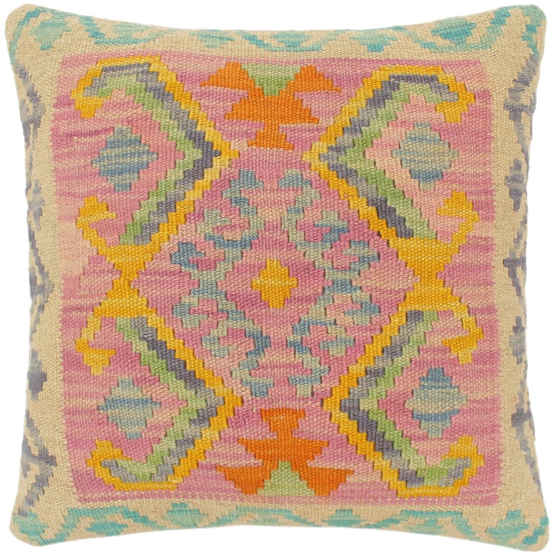 Tribal Turkish Costello Hand Woven Kilim Pillow