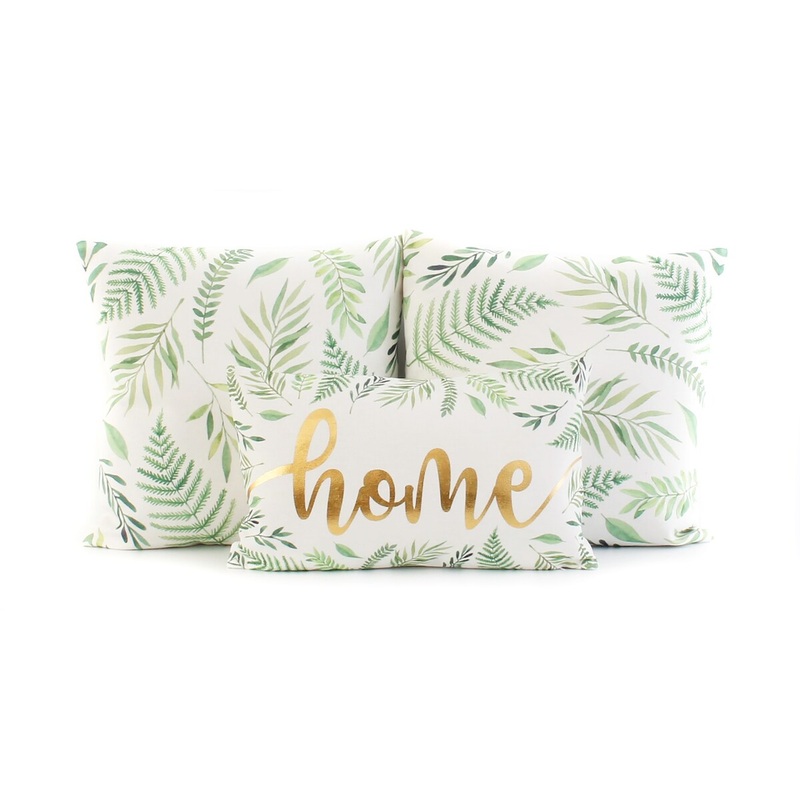 Becca & Harris Home Botanical 3 Pack Pillow Set