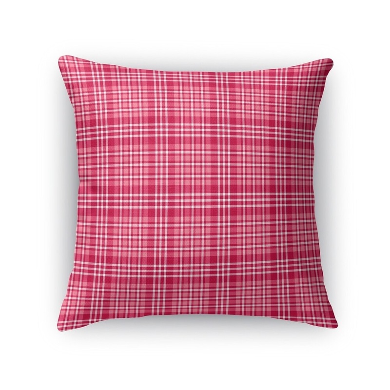 BE MINE 2 PLAID Accent Pillow By Kavka Designs