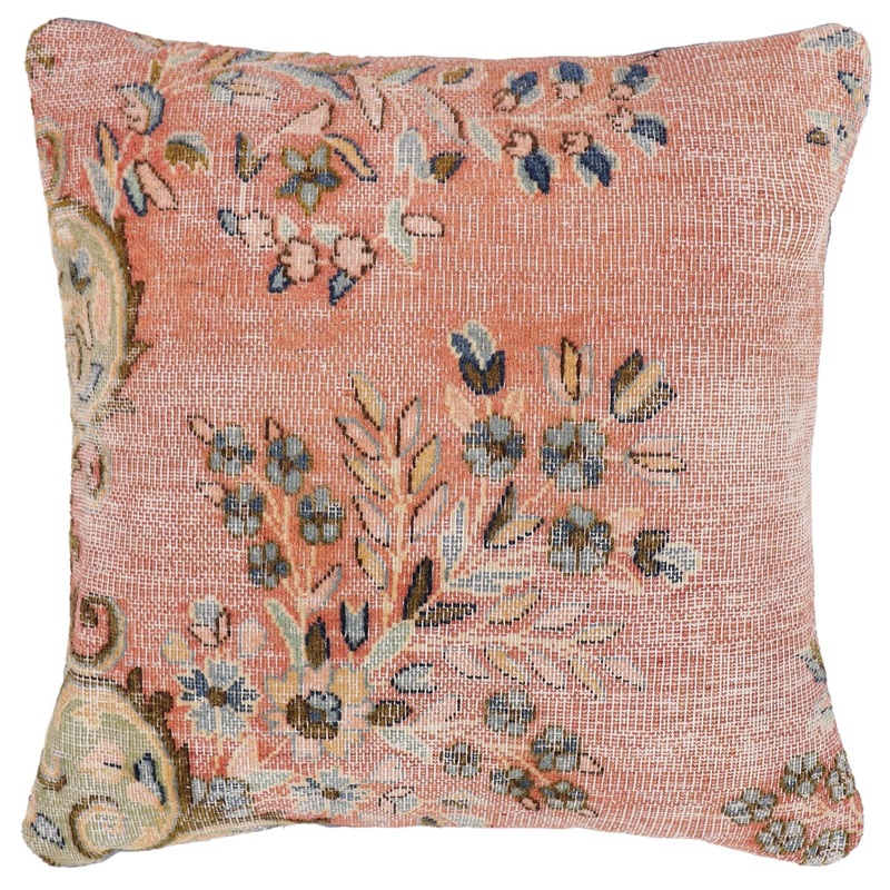 Antique Theresa Vintage Handmade Pillow - 19'' x 20''