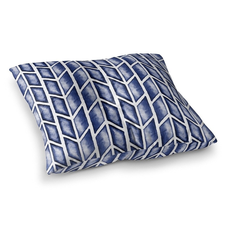Arrows Indigo Floor Pillow