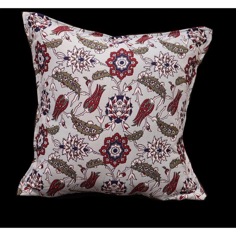 Amelia Mangolia Chenille Turkish Decorative Pillow