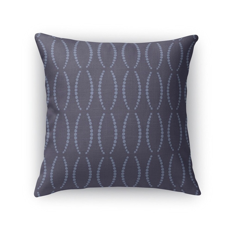 BEADS NAVY Accent Pillow By Kavka Designs