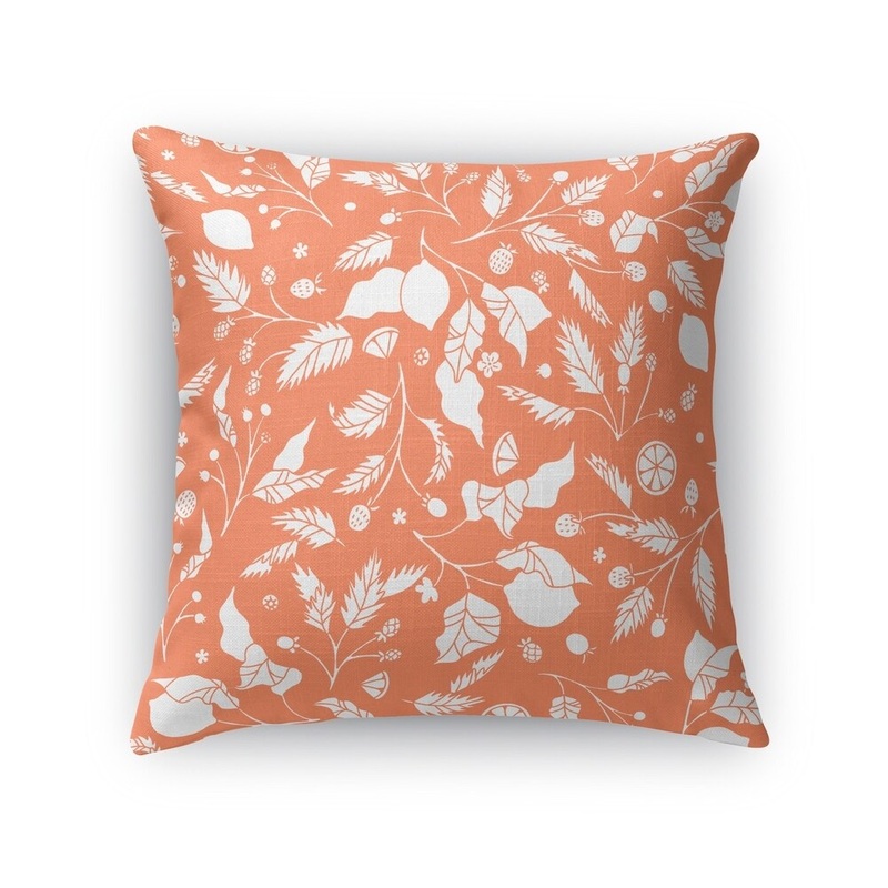 BETTY ORANGE Accent Pillow By Kavka Designs