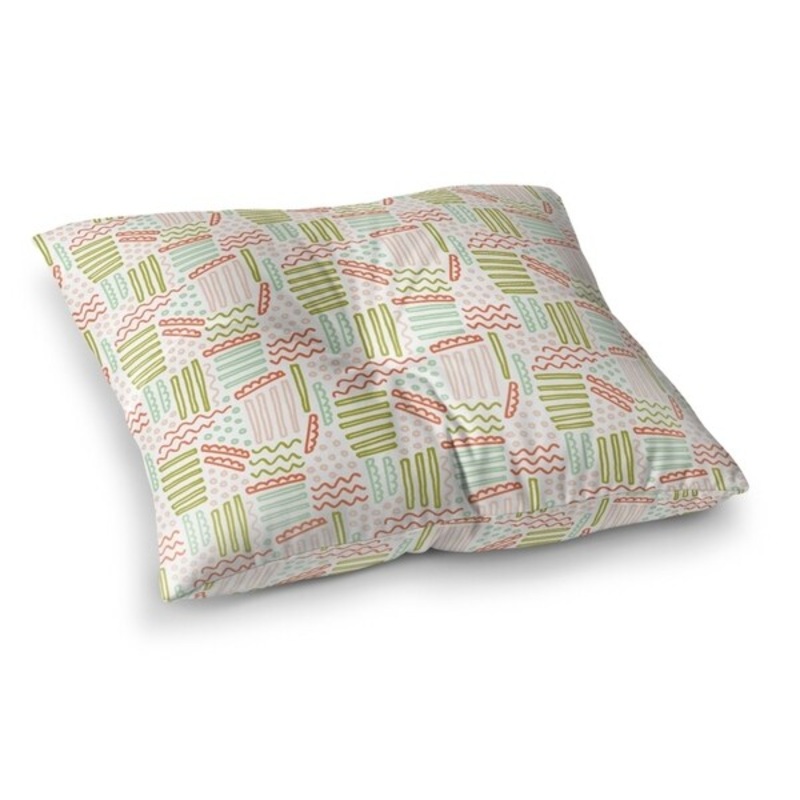 Bits N Pieces Floor Pillow By Kavka Designs