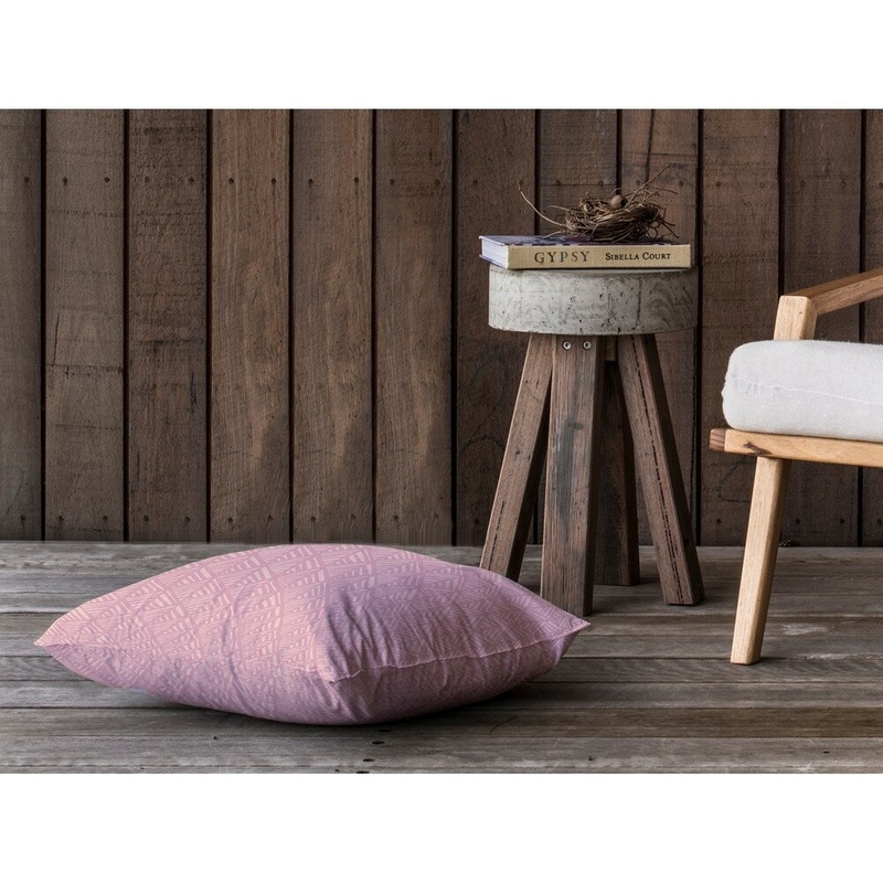 ABSTRACT LEAF PINK Floor Pillow By Kavka Designs