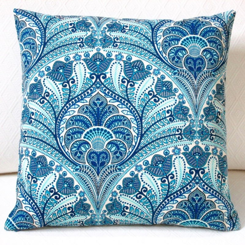 Artisan Pillows Outdoor 18-inch Tommy Bahama Blue Beach Riptide Throw Pillow Cover (Set of 2)