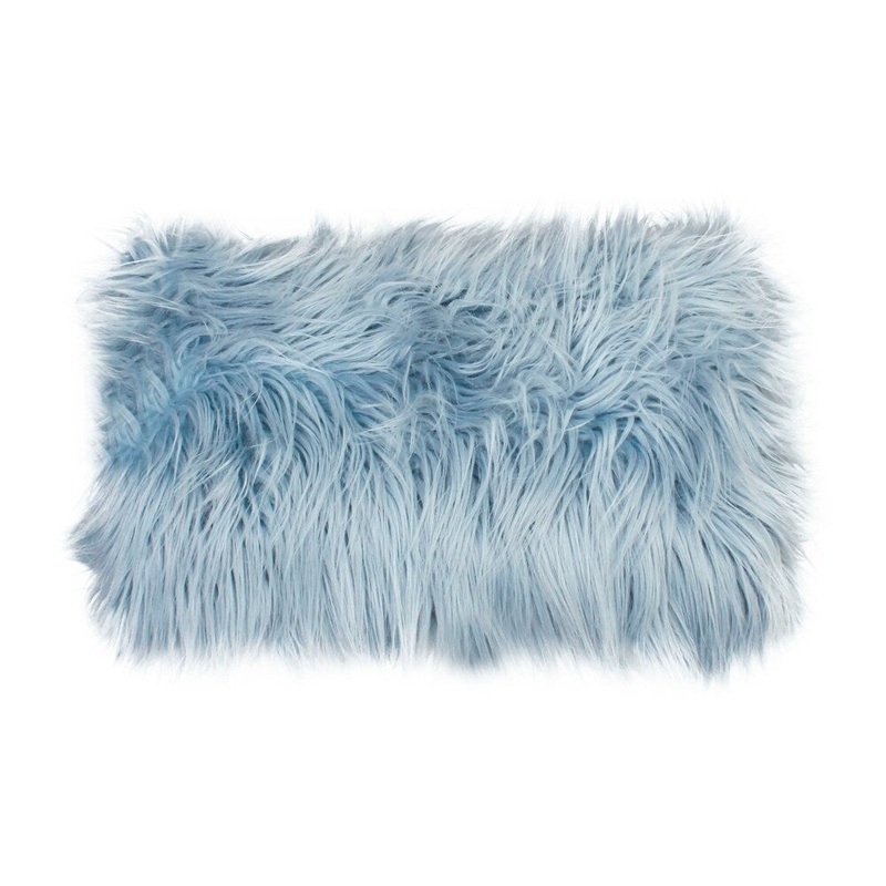 20x12 Keller Faux Mongolian Reverse to Micromink Pillow