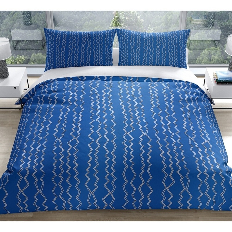 BERBER STRIPE COBALT Pillow Case By Kavka Designs