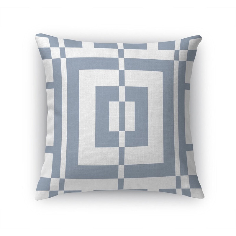 AMAZE BLUE & WHITE Accent Pillow By Jackie Reynolds