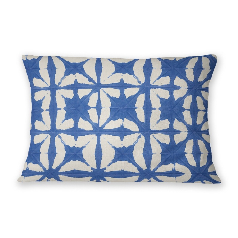 AQUARELLE CROSS Lumbar Pillow By Nancy Green