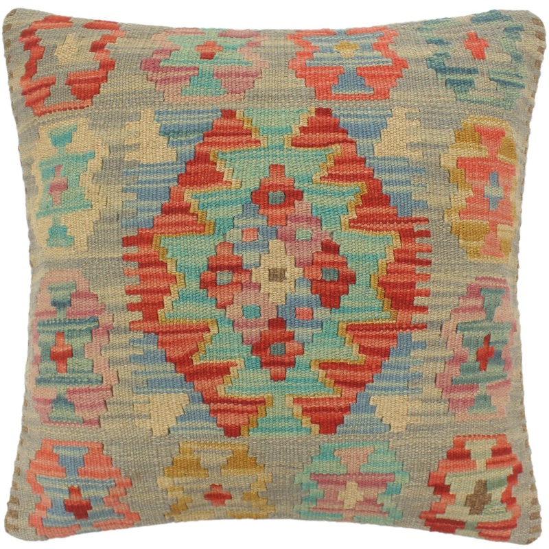 Tribal Turkish Chau Hand Woven Kilim Pillow