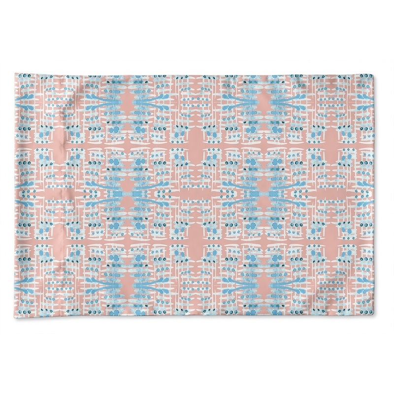 TRIBAL TILE CORAL Pillow Case By Kavka Designs - N/A