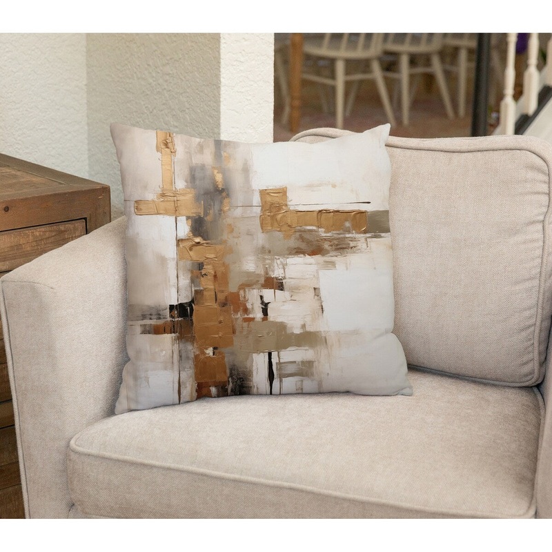 ASCENDIA BEIGE Accent Pillow By Marina Gutierrez