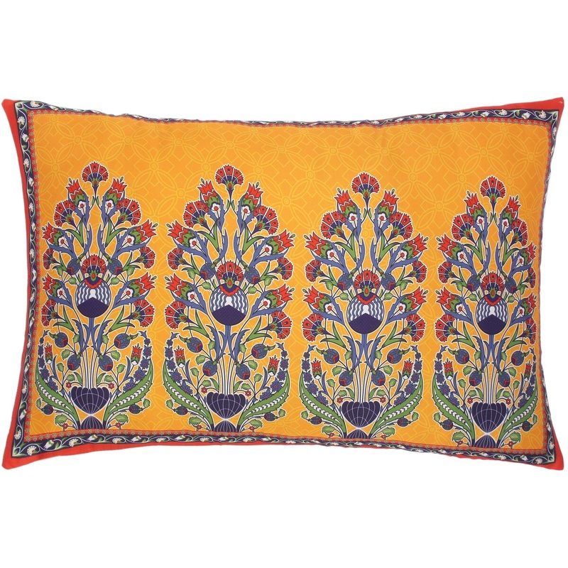 Bohemian Aron Rustic Silk Pillow