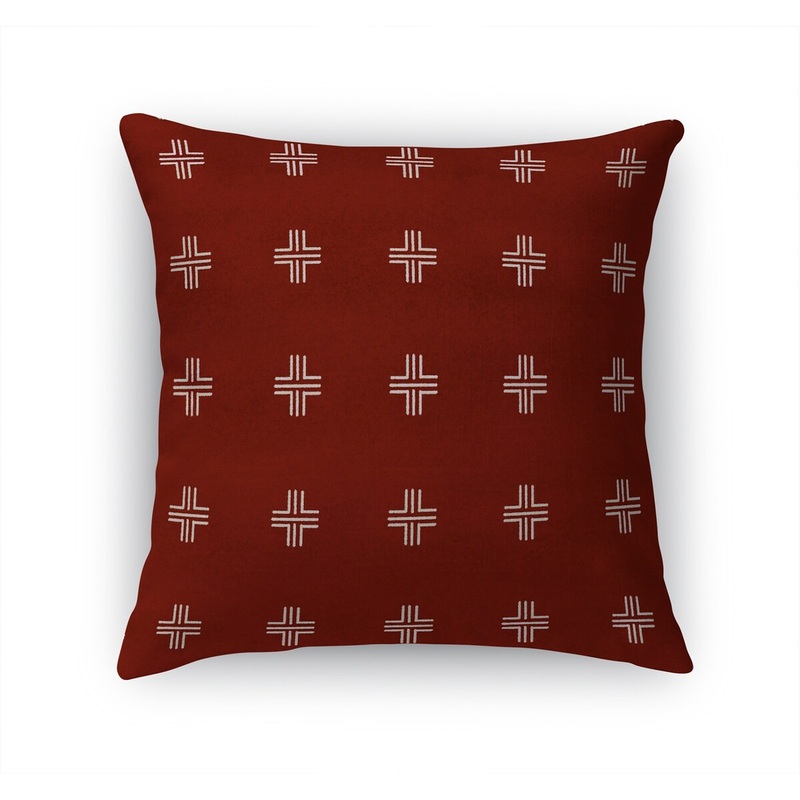 ADA RED Accent Pillow by Kavka Designs